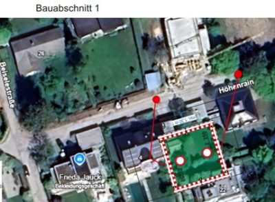 Vollsperrung – Am Höhenrain von 01.07. bis voraussichtlich 18.07.2025 1