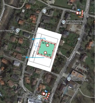 Vollsperrung Klenzestraße 19 in Tutzing vom 02.07.2025 bis zum 11.07.2025 1