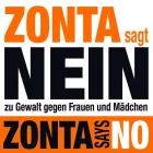 Zonta sagt nein Logo